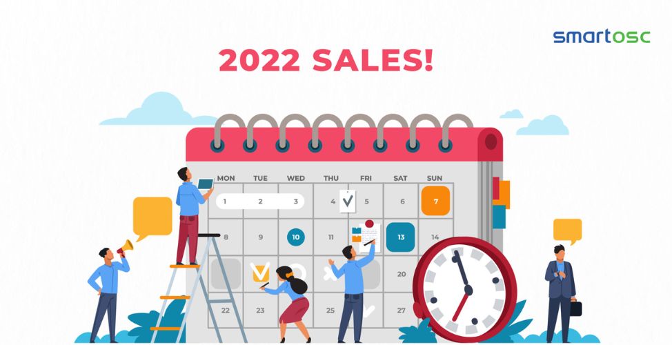 Shopping Sales Holiday Calendar 2022