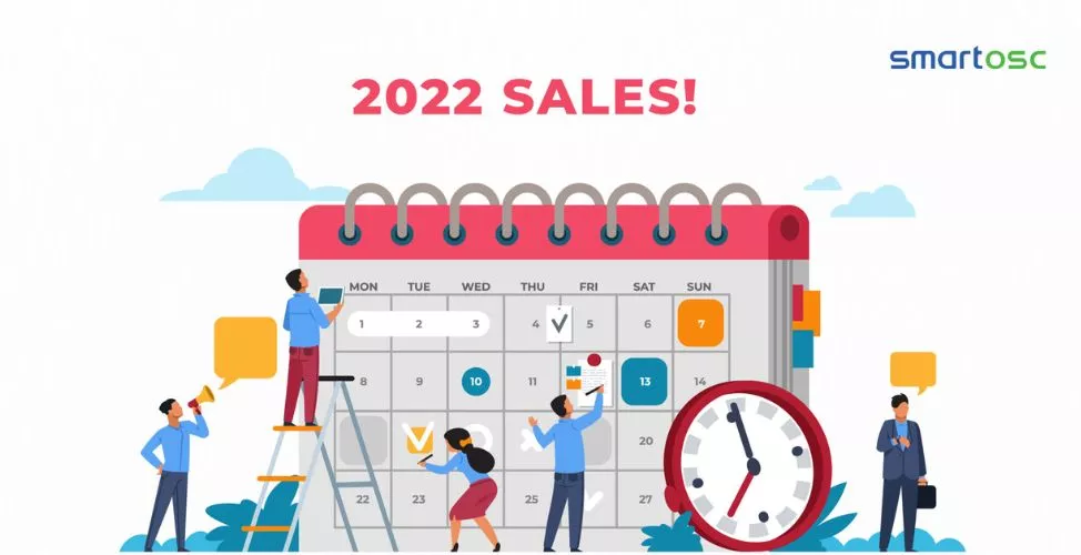Shopping Sales Holiday Calendar 2022